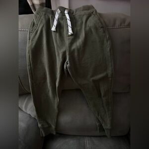 Crewcuts J. Crew Boys' Joggers Size S 6-7 Olive Green